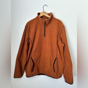 POWDER RIVER Fleece Quarter-Zip Pullover Men’s Size Large